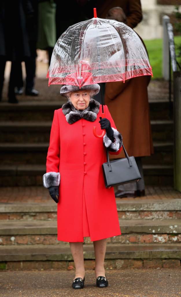 The Royal Family Attend Church On Christmas Day