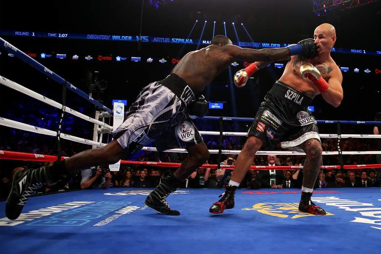 at Barclays Center on January 16, 2016 in Brooklyn borough of New York City. Noticias del boxeo, Deontay Wilder fotos, Deontay Wilder imagenes