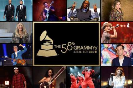 Premios Grammy 2016: Lista de Nominados y Ganadores