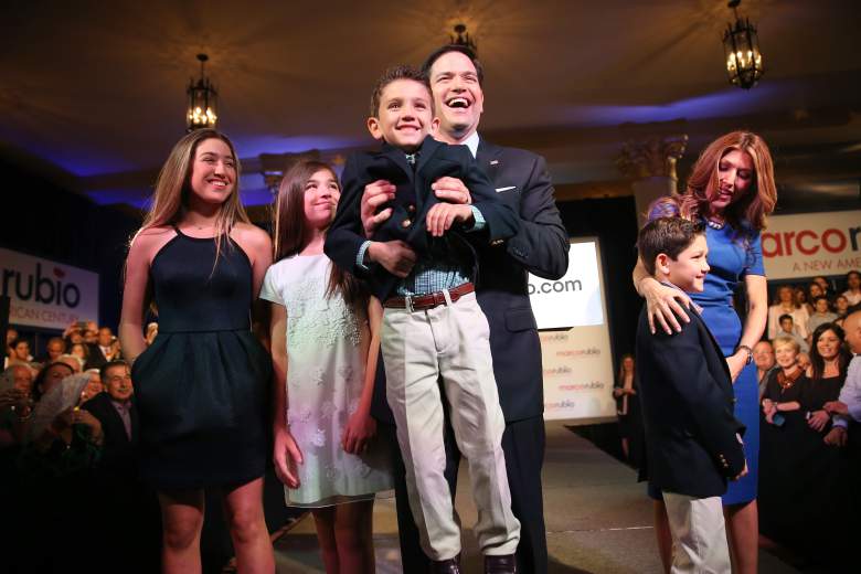 Familia de Marco Rubio, Esposa de MArco rubio, hijos de marco rubio