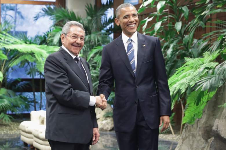 President Obama Meets With Cuban President Raul Castro In Havana