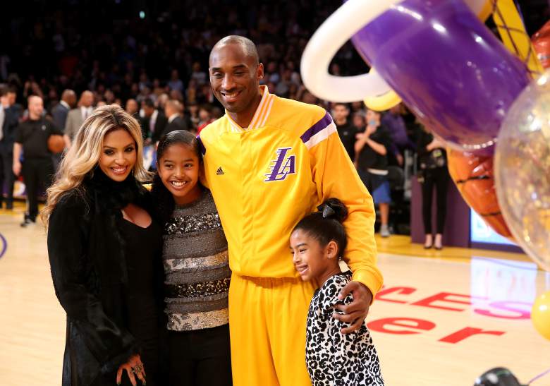 Kobe y Vanessa con las hijas Natalia y Gianna (Getty)