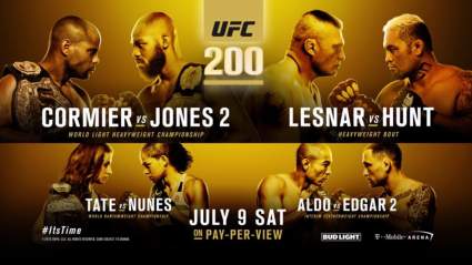 UFC 200 – Cormier VS. Jones 2: Fecha y Cartelera Completa