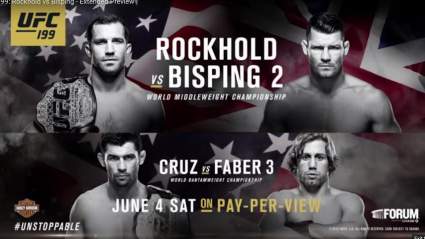 Cómo Pedir UFC 199: Rockhold vs. Bisping Por Televisión o Online