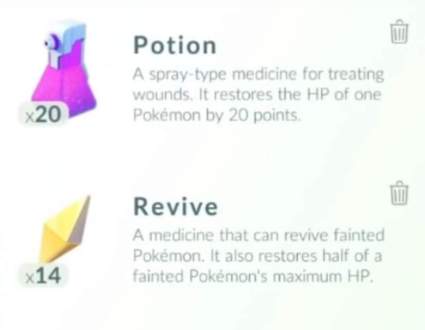 Cómo Curar y Revivir un Pokémon: ¿Qué son ‘Potions’ y ‘Revives’?