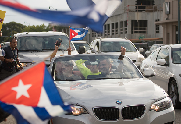 Celebran la muerte de Fidel Castro en Miami