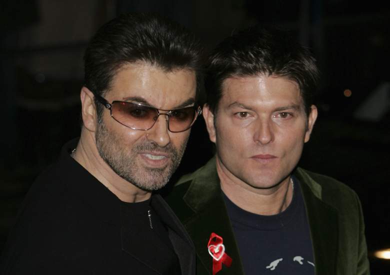 George Michael y su ex Kenny Goss. (Getty)