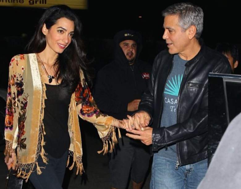 George y Amal Clooney