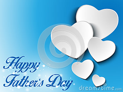 happy-fathers-day-blue-heart-background-vector-40808071