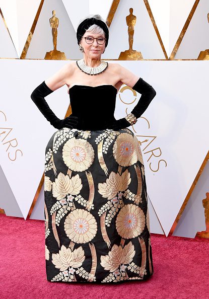 Premios Oscar 2018: Los peores looks de la Alfombra Roja, 90th Annual Academy Awards, Rita Moreno.