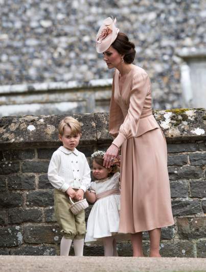 principe George, princesa Charlotte, Kate Middleton