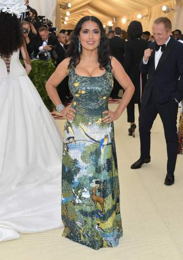 Salma Hayek, Met Gala 2018