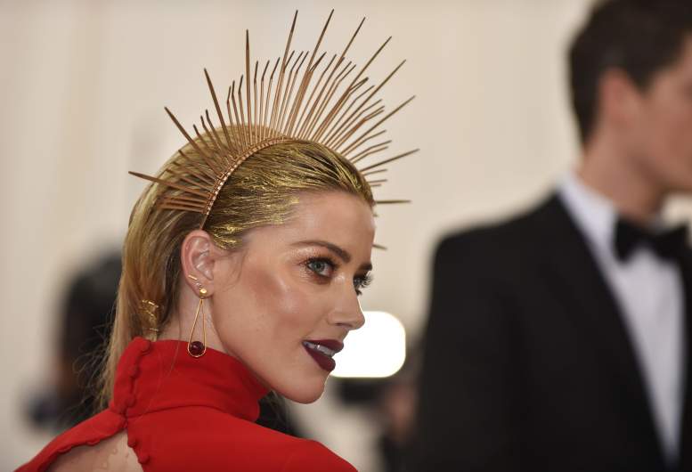 amber heard, met gala 2018