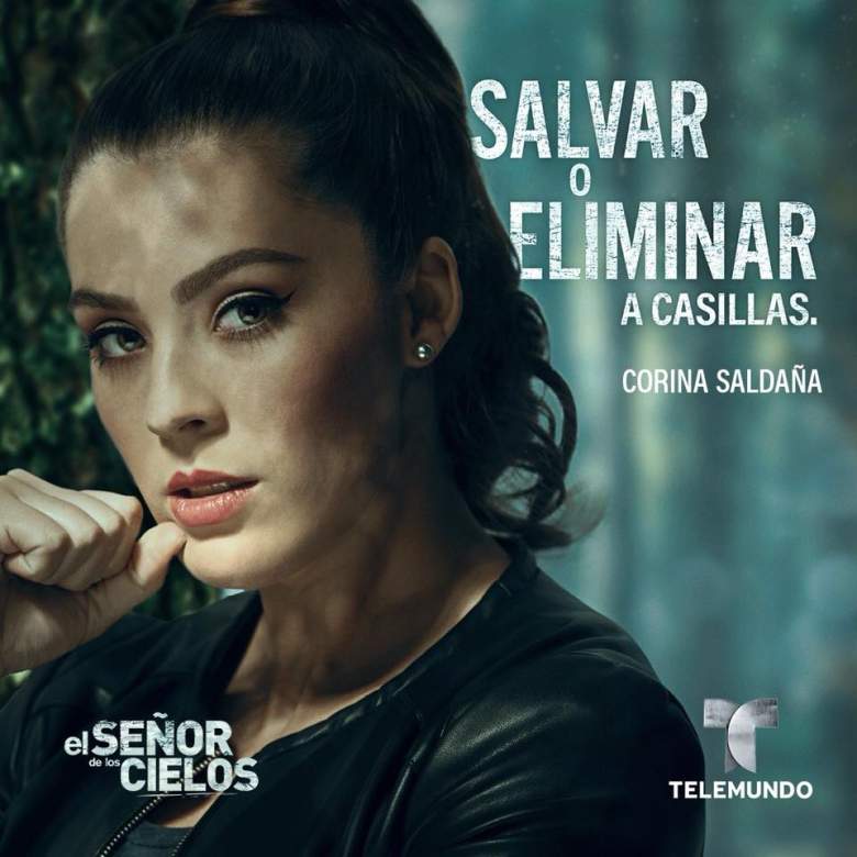 Karla Carrillo como Corina Saldaña, Quién es Quién en el Señor de los Cielos 6, Robinson Díaz, Serie de Telemundo, elenco, reparto, actores, personajes Quién es Quién en el Señor de los Cielos 6, Karla Carrillo, Serie de Telemundo, elenco, reparto, actores, personajes