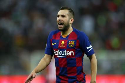 El gesto desafiante de Jordi Alba a la afición del Barcelona