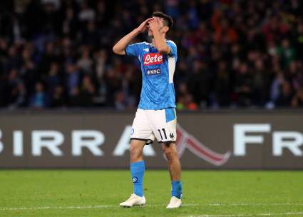La rotunda decisión que tomó el DT del Napoli con Hirving Lozano