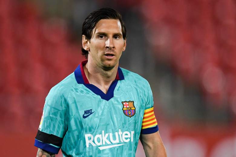 Messi con la camiseta del FC Barcelona