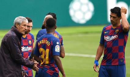 El ‘blooper’ de Quique Setién en rueda de prensa que sorprendió a los periodistas: ¿qué hizo?