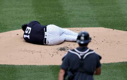 Masahiro Tanaka sufre conmoción cerebral por un pelotazo en la cara [VIDEO]
