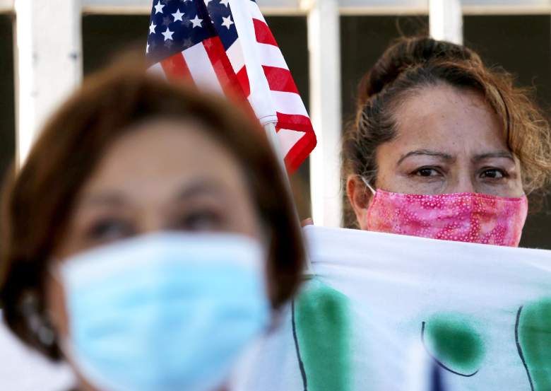 Manifestación de Inmigrantes contra Donald Trump - Los Ángeles , agosto 2020.