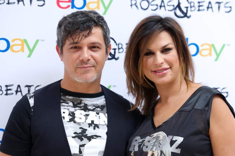 Alejandro Sanz y Raquel Perera.