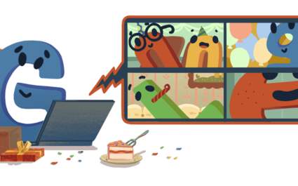 Google celebra su cumpleaños con distanciamiento social en un Google Doodle