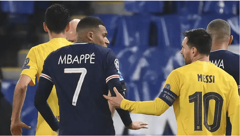 Mabppé y Messi