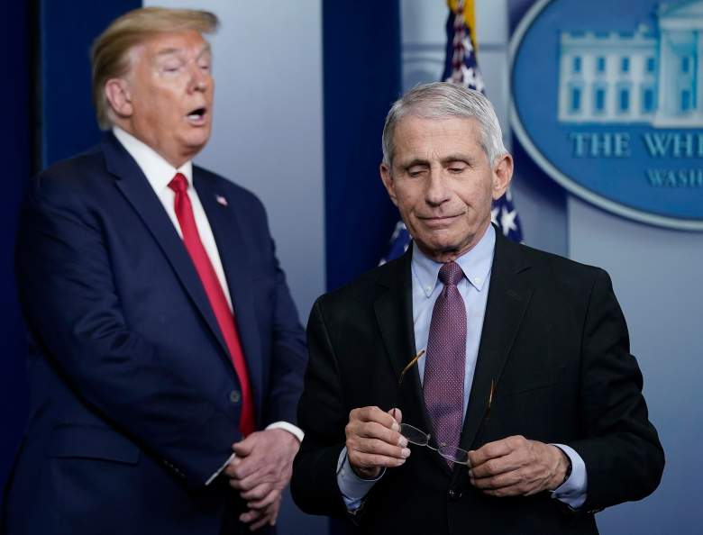 Donald Trump y Anthony Fauci