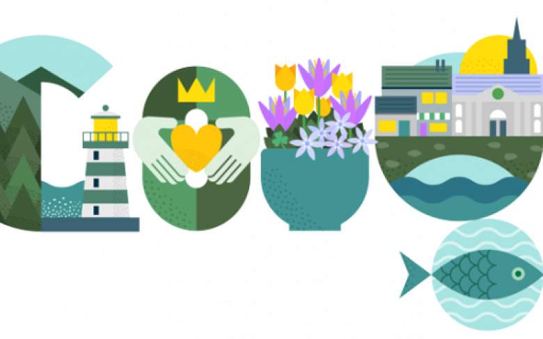 Google celebra el Día de San Patricio con un Google Doodle