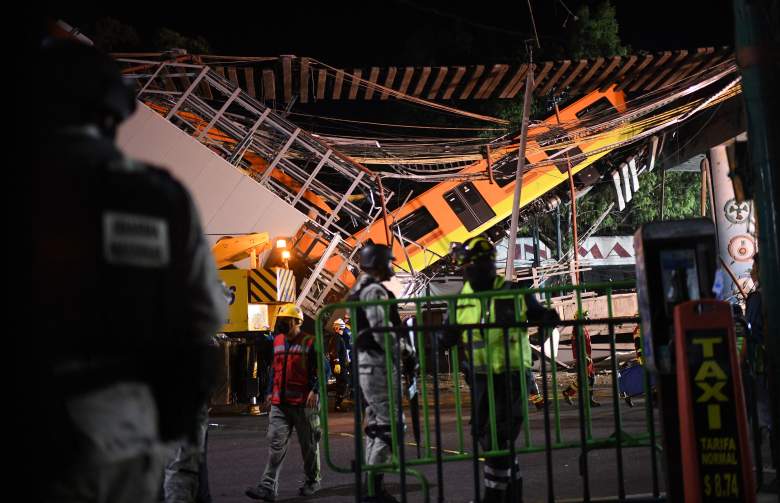 Tren se desplomo en Ciudad de México: videos