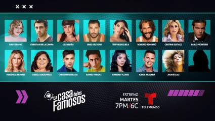 “La Casa de los Famosos” en Telemundo: ¿Quiénes son los participantes?