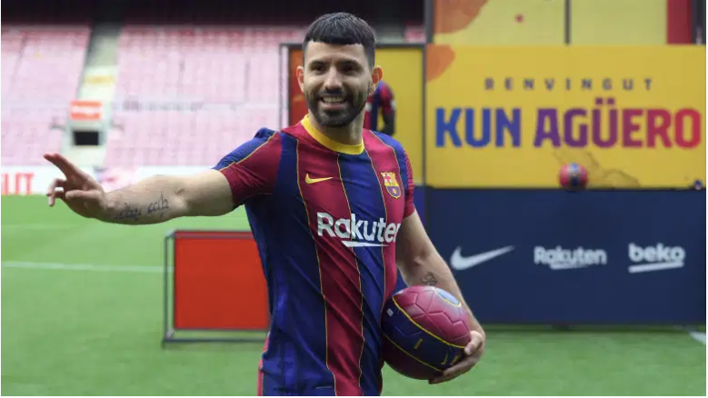 Sergio Agüero en Barcelona