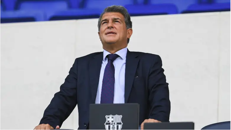 El presidente del Barcelona, Joan Laporta.