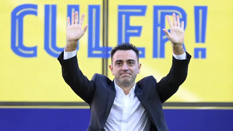 Xavi se desvela como técnico del Barcelona en el Camp Nou.