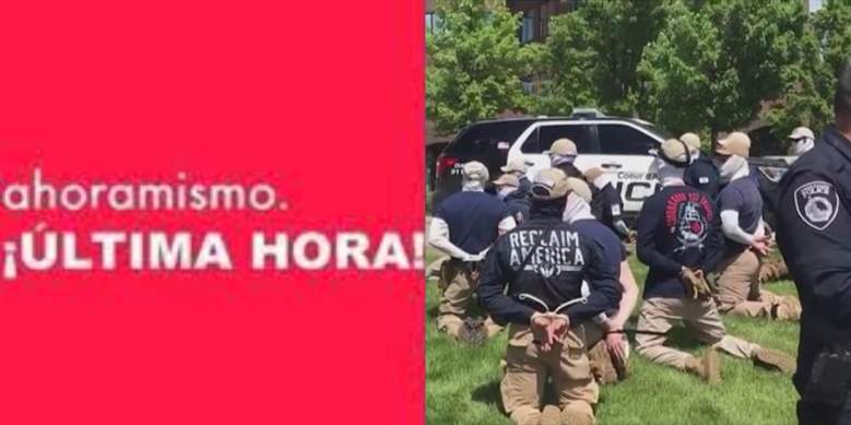 Supremacistas blancos detenidos en Idaho