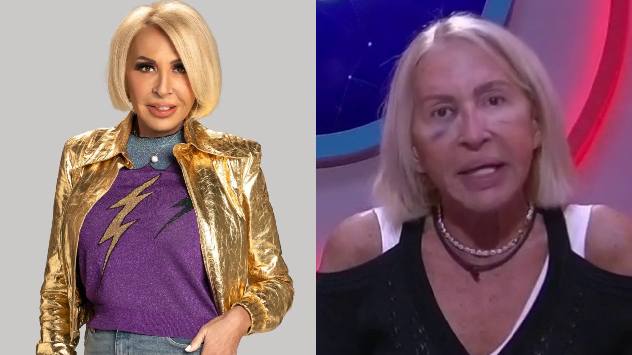 Laura Bozzo con y sin maquillaje