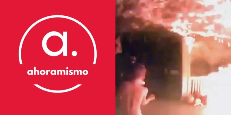 Conductor equivocado salvó a cuatro hermanos de un incendio