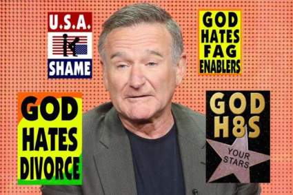 Westboro Baptist Church a Picket Robin Williams’ Funeral