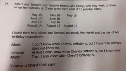 ¿Cuándo es el cumpleaños de Cheryl? ¿Conoces la respuesta?
