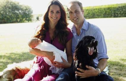 FOTOS: Príncipe George Alexander Louis de Cambridge con Kate Middleton y Príncipe William