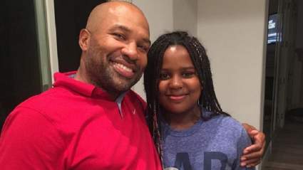 Tatum de la hija de Derek Fisher con Candace Ex-Wife