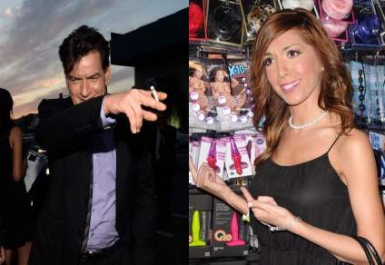Charlie Sheen llama a Farrah Abraham ‘Guzzler desesperado de Agua Douche ’