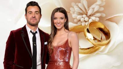 Boda de playa de Actor Justin Theroux Capturado en Fotos