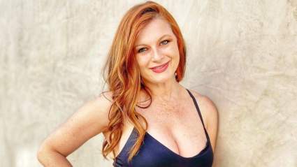 Rachel Reilly grabó un video de Fan Mientras que en el trabajo