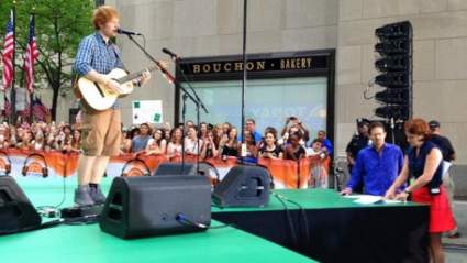 WATCH: Ed Sheeran 4 de julio Rendimiento en el ‘Today Show’