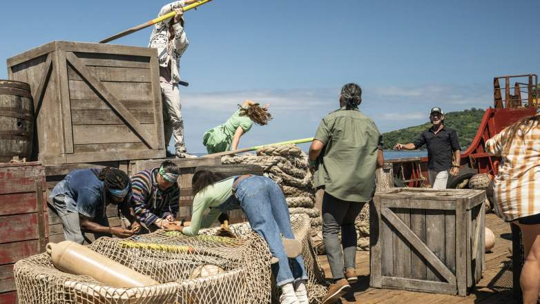 The three tribes on the arrival boat