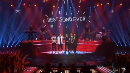 WATCH: Una dirección realiza ‘Best Song Ever’ en X Factor Australia