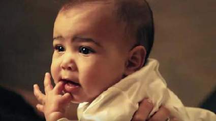 WATCH: El Vogue de Kimye Wedding Photo Shoot con Baby North West