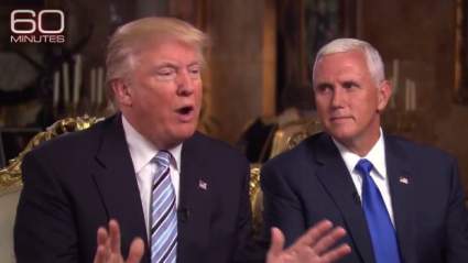Donald Trump " Michael Pence Sinired 60 Minutes Interview