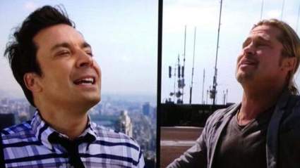 Brad Pitt Yodels Con Jimmy Fallon en Doble Yodel [Video]